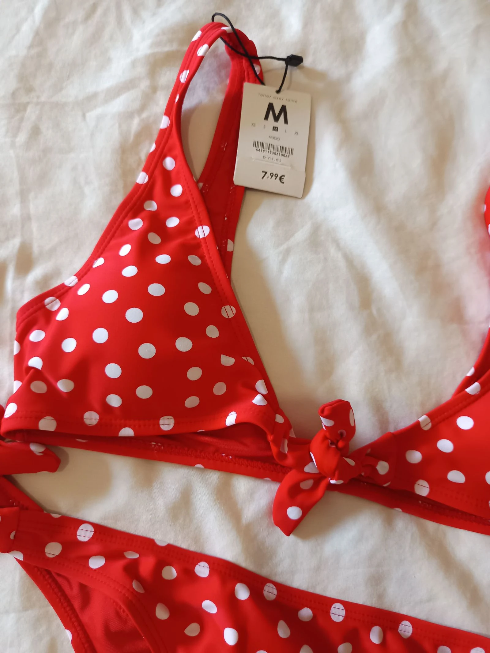 Rode bikini met stippen / Polka dot nieuw – Y2K / Pin-Up / Retro stijl – photo 3